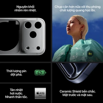 iPhone 17 Pro Max Cam Vũ Trụ, iPhone 17 Pro Max Space Orange, cấu hình iPhone 17 Pro Max, đánh giá iPhone 17 Pro Max màu cam.